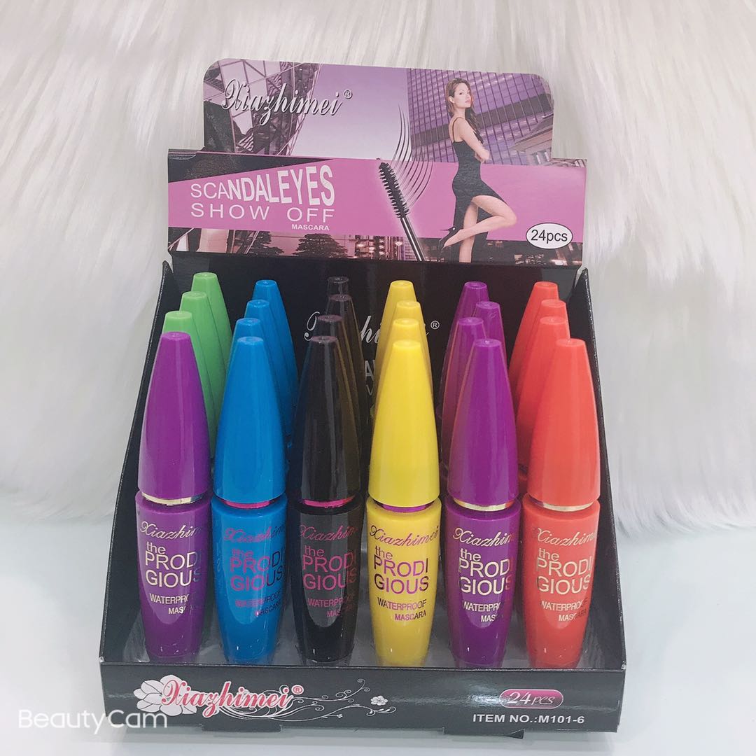 New 6-color hot-selling small fat tube m101-6 mascara slender long dense curl lasting