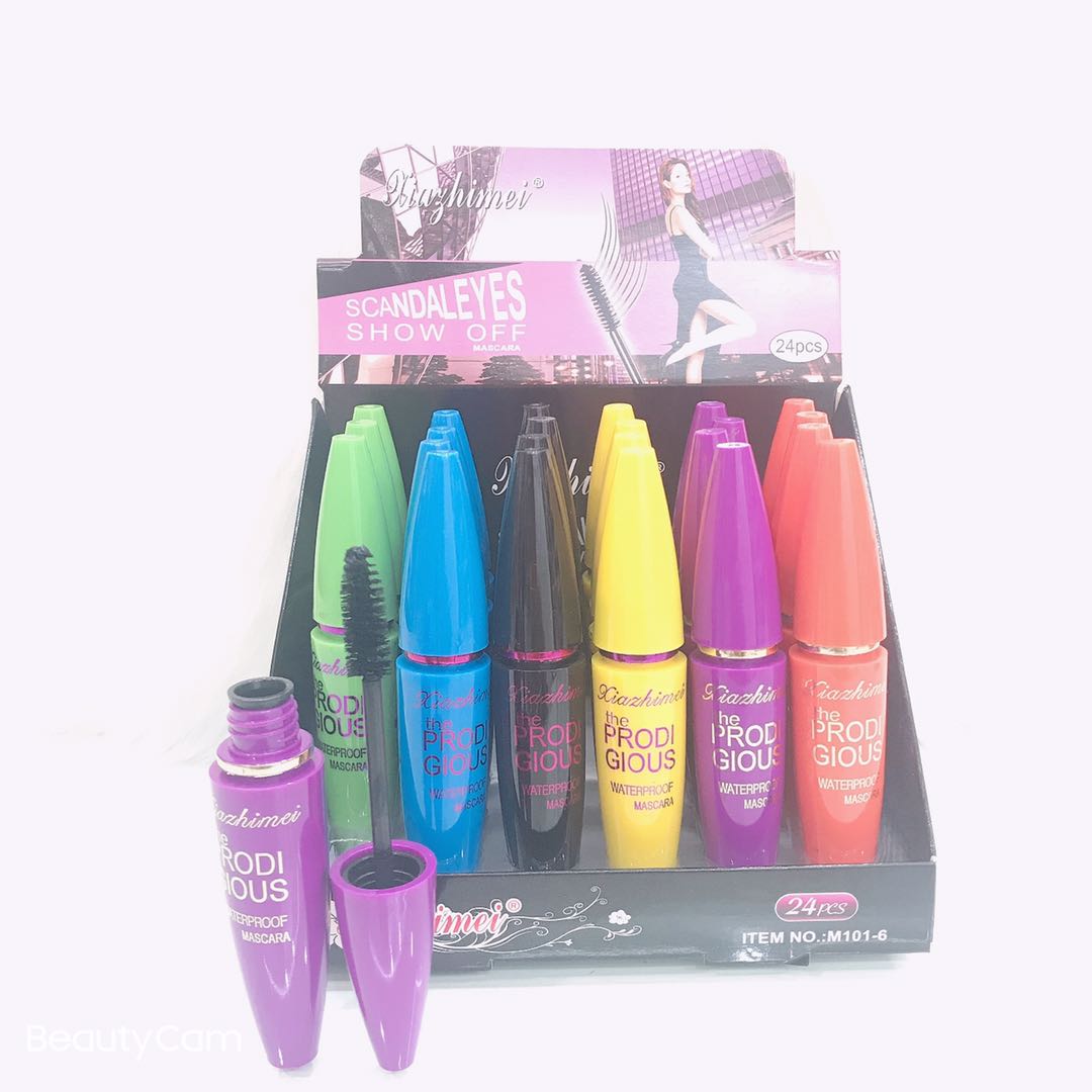 New 6-color hot-selling small fat tube m101-6 mascara slender long dense curl lasting New 6-color hot-selling small fat tube m101-6 mascara slender long dense curl lasting