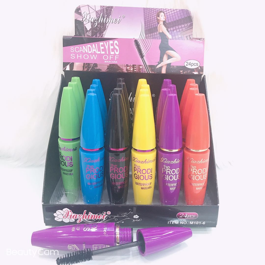 New 6-color hot-selling small fat tube m101-6 mascara slender long dense curl lasting New 6-color hot-selling small fat tube m101-6 mascara slender long dense curl lasting