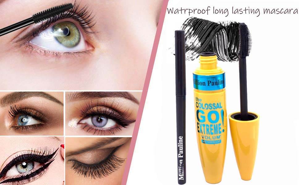 Factory sale mascara and eyeliner 2 in 1 thick curling lengthen waterproof eyelash extension enhancer Factory sale mascara and eyeliner 2 in 1 thick curling lengthen waterproof eyelash extension enhancer