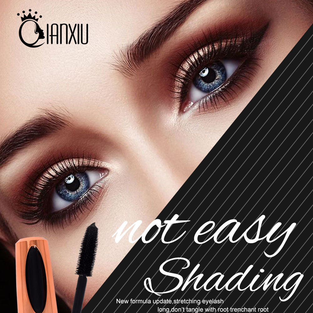 Cross - border sales QianXin/qian xiu Q1754D mascara waterproof dense warping long non - dizzy mascara