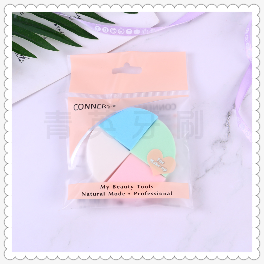 Sponge powder puff makeup tool hydrophilic polyurethane dry and wet triangle powder puff