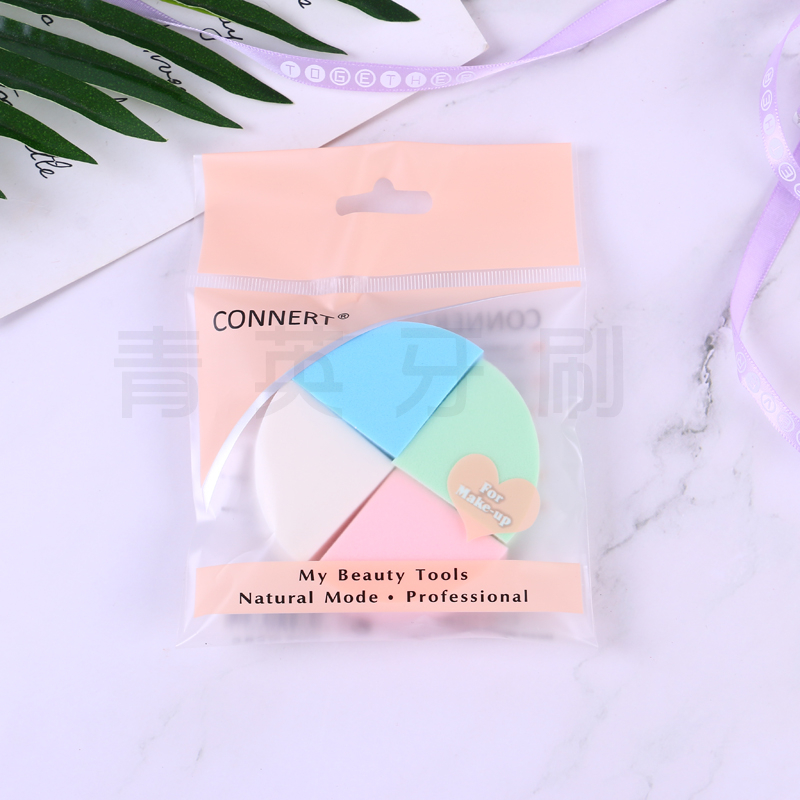 Sponge powder puff makeup tool hydrophilic polyurethane dry and wet triangle powder puff