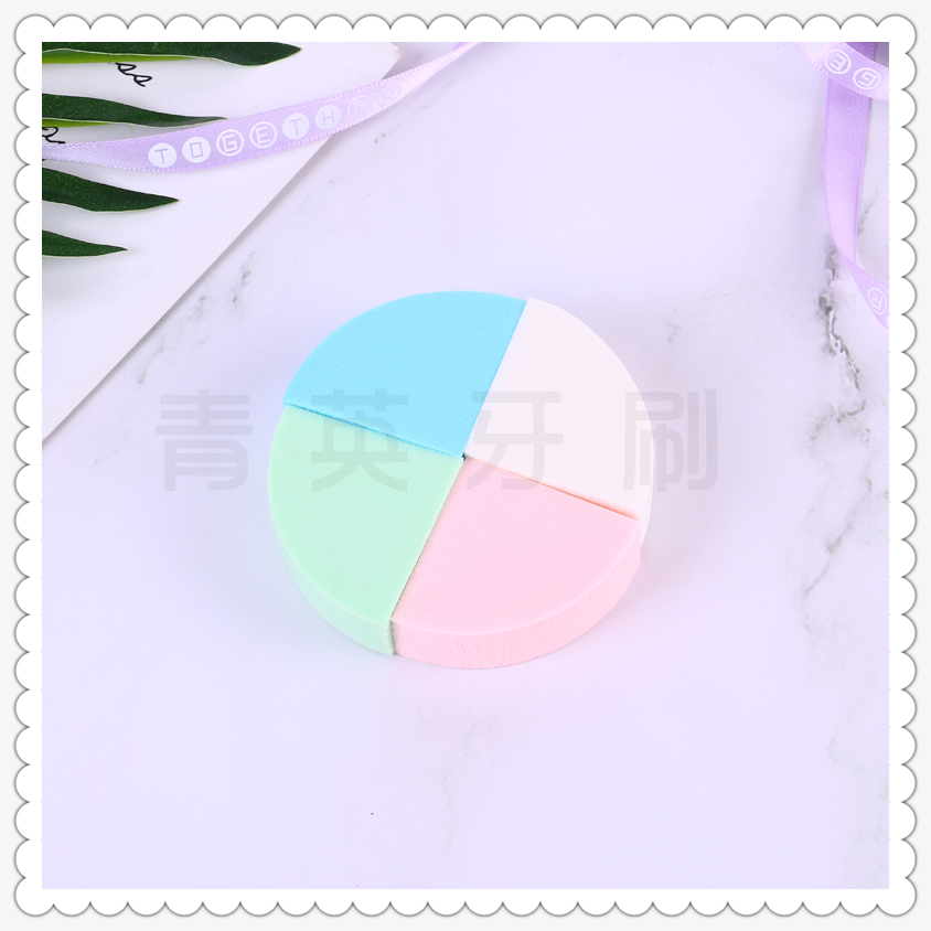 Sponge powder puff makeup tool hydrophilic polyurethane dry and wet triangle powder puff