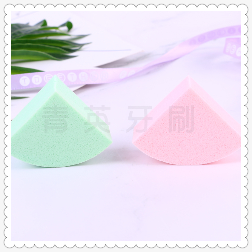 Sponge powder puff makeup tool hydrophilic polyurethane dry and wet triangle powder puff