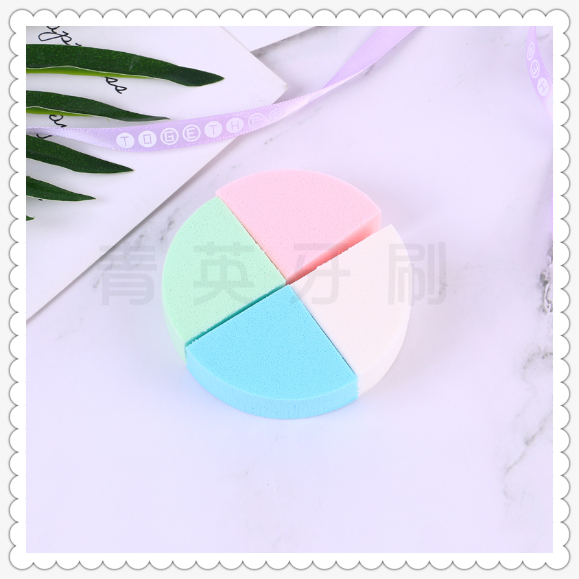 Sponge powder puff makeup tool hydrophilic polyurethane dry and wet triangle powder puff