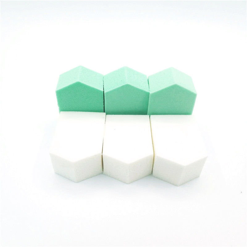 New powder puff cross-border goods pentagonal makeup powder puff natural sponge powder puff bb small house shaped puff