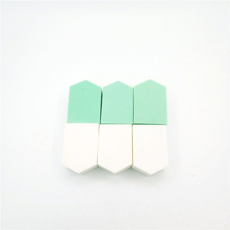New powder puff cross-border goods pentagonal makeup powder puff natural sponge powder puff bb small house shaped puff