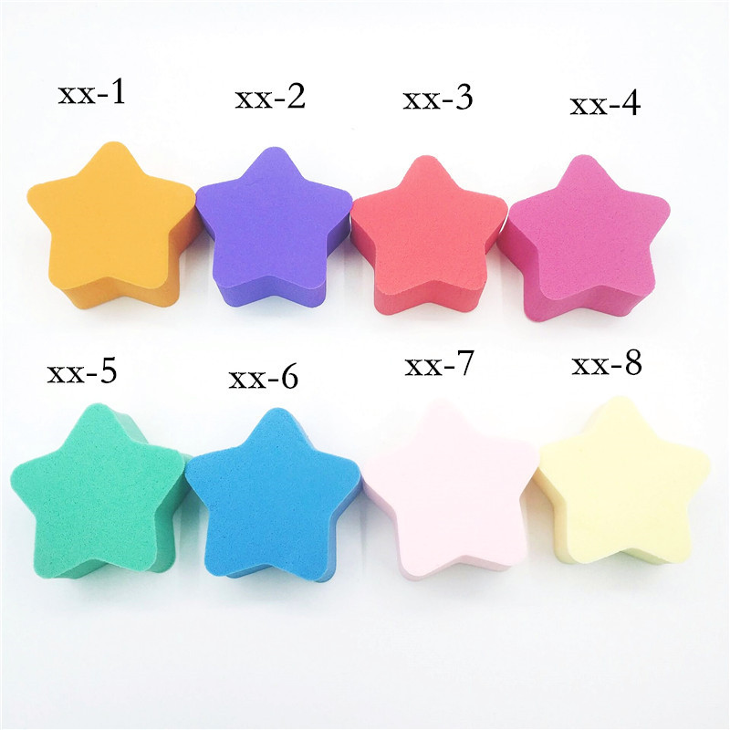 New powder puff cross-border goods pentagonal makeup powder puff natural sponge powder puff bb small house shaped puff