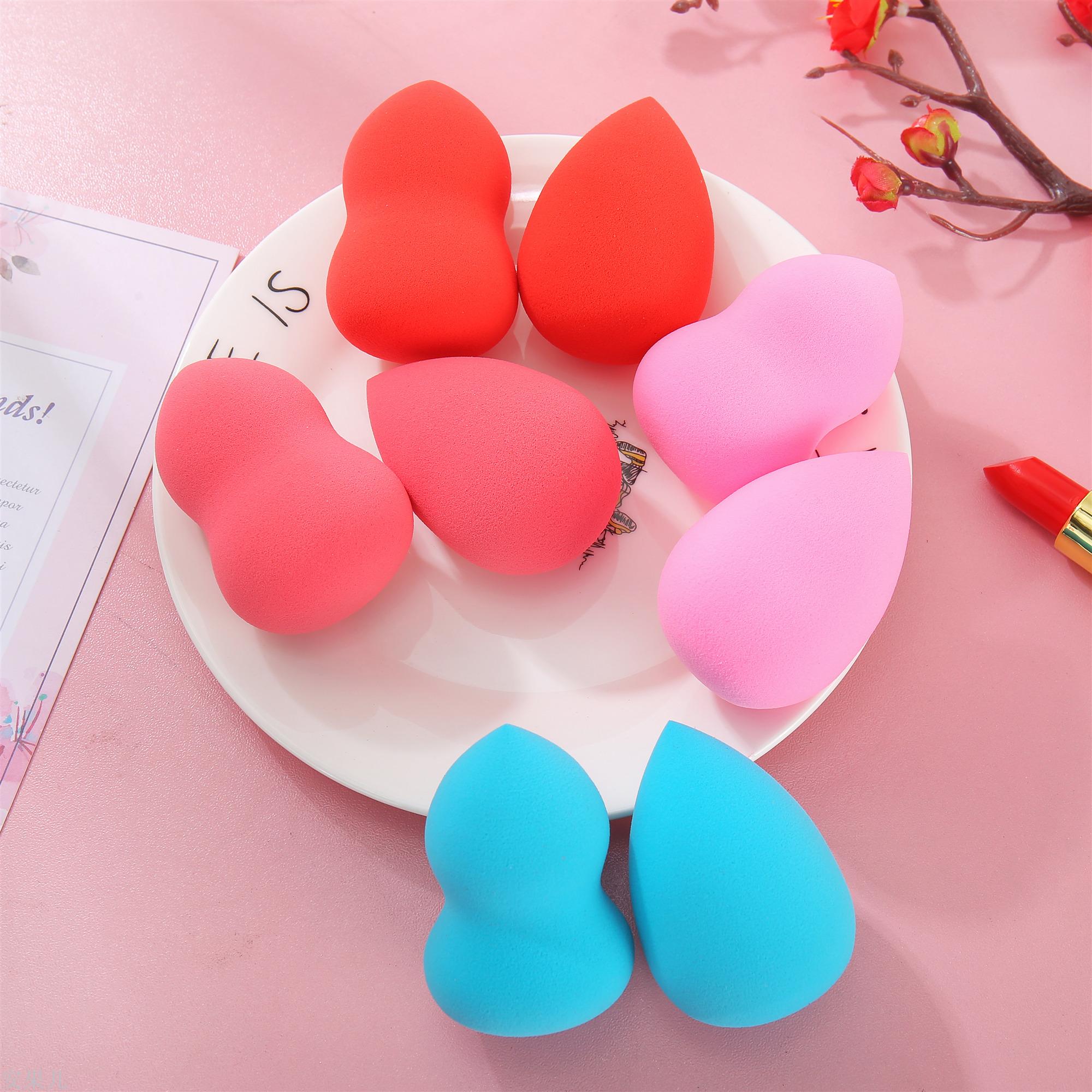 Powder puff set non-latex dry and wet dual-use beauty makeup egg beauty makeup tool hot style