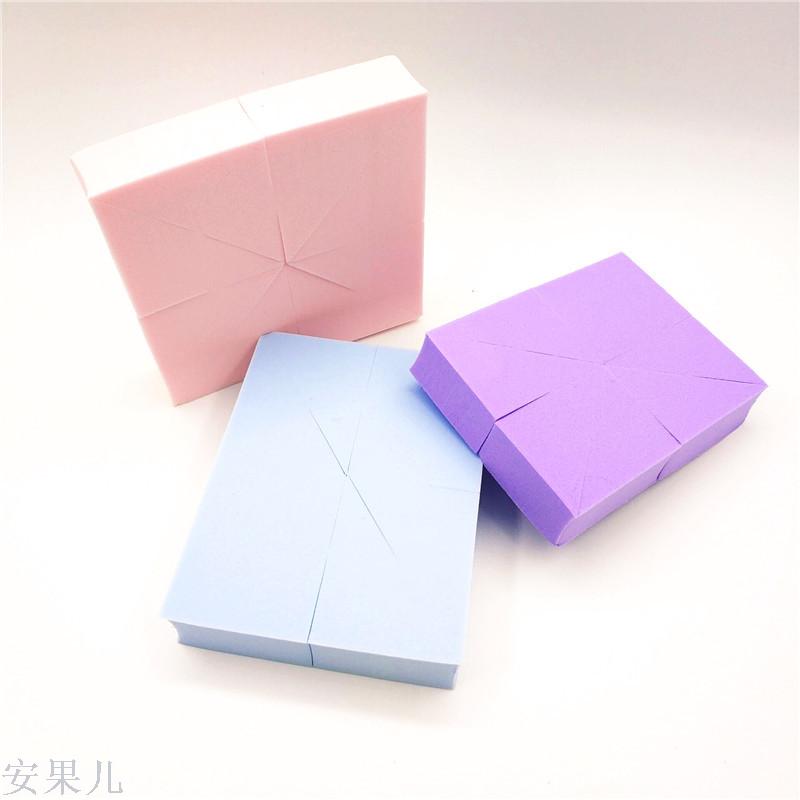 Non-latex powder puff 12 cut /24 cut /32 cut plane powder puff makeup powder puff beauty makeup tools wholesale
