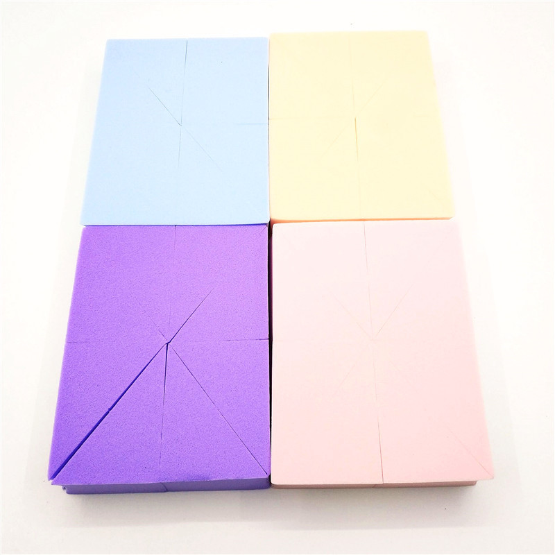 Non-latex powder puff 12 cut /24 cut /32 cut plane powder puff makeup powder puff beauty makeup tools wholesale