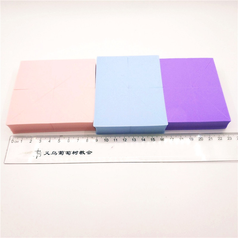 Non-latex powder puff 12 cut /24 cut /32 cut plane powder puff makeup powder puff beauty makeup tools wholesale