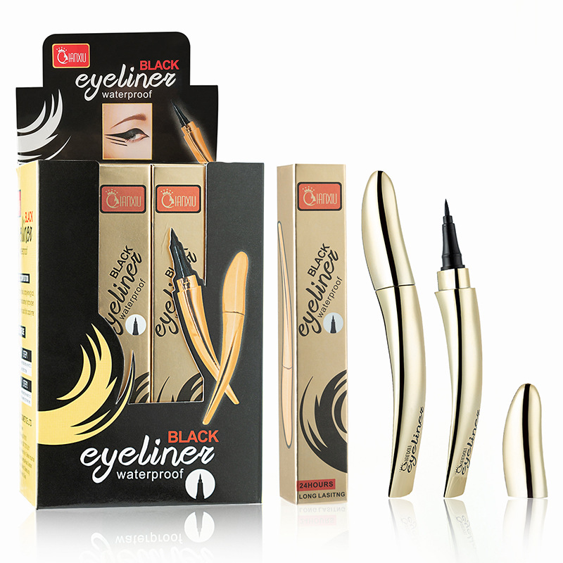 24 h durable Qianxiu uq131 quick - drying black eyeliner waterproof and non - dye portable liquid eyeliner