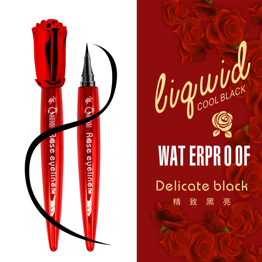 QianXin/qian xiu Q173 red rose eyeliner cool black quick - dry waterproof not easy to dye liquid eyeliner makeup QianXin/qian xiu Q173 red rose eyeliner cool black quick - dry waterproof not easy to dye liquid eyeliner makeup