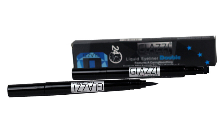 GLAZZI double-headed triangle seal eyeliner is quick-drying, waterproof and non-staining
