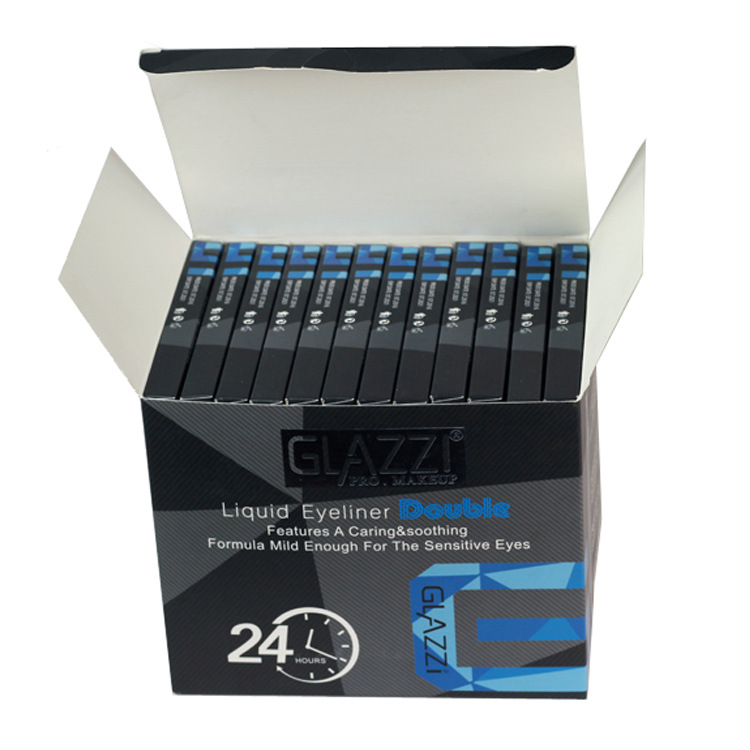 GLAZZI double-headed triangle seal eyeliner is quick-drying, waterproof and non-staining