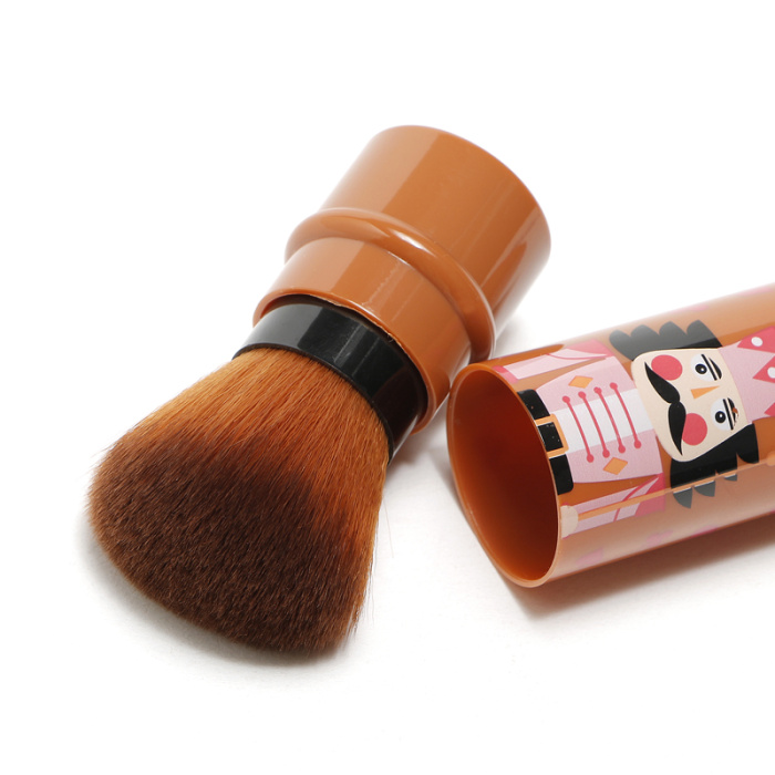 Plastic tubes printed blister packing box mixed color retractable makeup brush factory outlet Plastic tubes printed blister packing box mixed color retractable makeup brush factory outlet