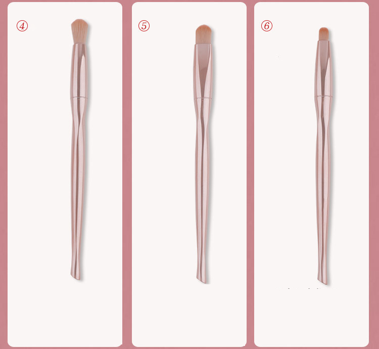 professional pink and silver makeup brushes synthetic makeup brush acrylic with custom logo makeup brushes