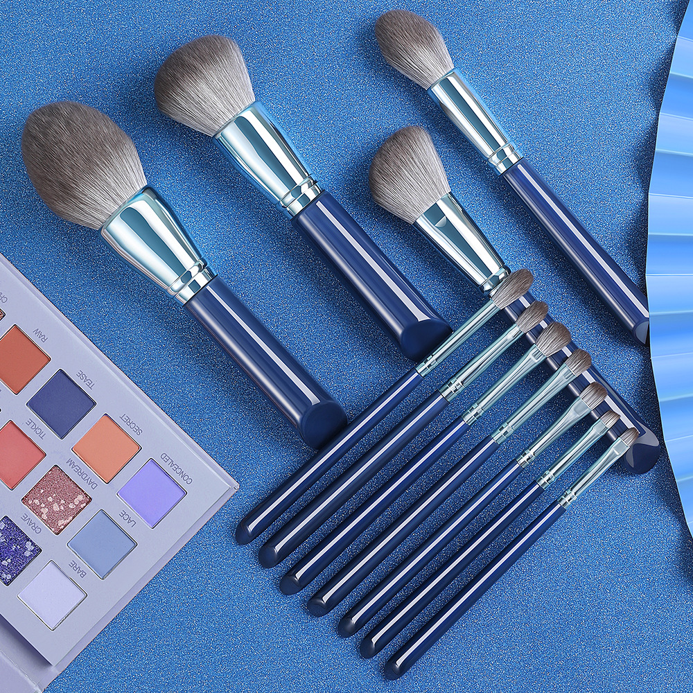 11 PCs Makeup Brush Set Artificial Bionic Fiber Hair Beauty Tools Makeup Eye Shadow Brush