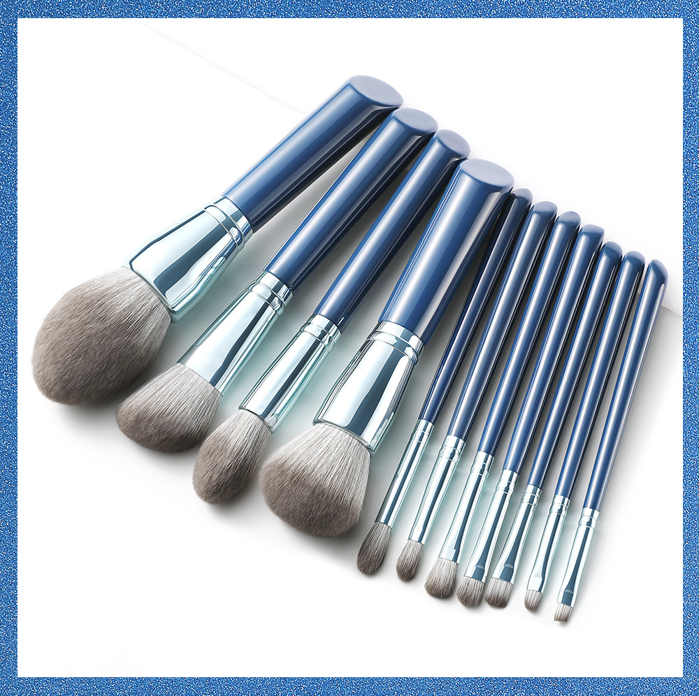 11 PCs Makeup Brush Set Artificial Bionic Fiber Hair Beauty Tools Makeup Eye Shadow Brush 11 PCs Makeup Brush Set Artificial Bionic Fiber Hair Beauty Tools Makeup Eye Shadow Brush