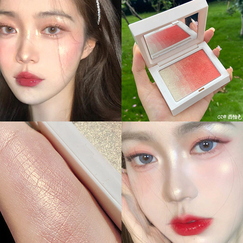 Highlight Integrated Contour Compact Live Broadcast Internet Famous Recommended ThreeDimensional Facial Repair Powder
