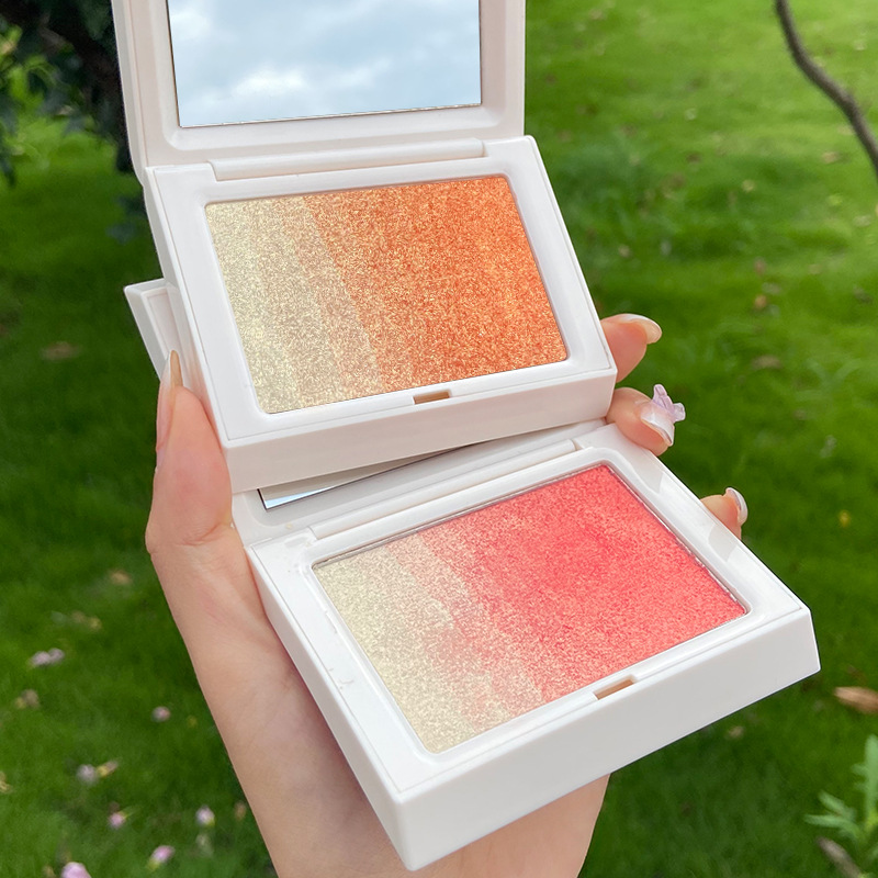 Highlight Integrated Contour Compact Live Broadcast Internet Famous Recommended ThreeDimensional Facial Repair Powder