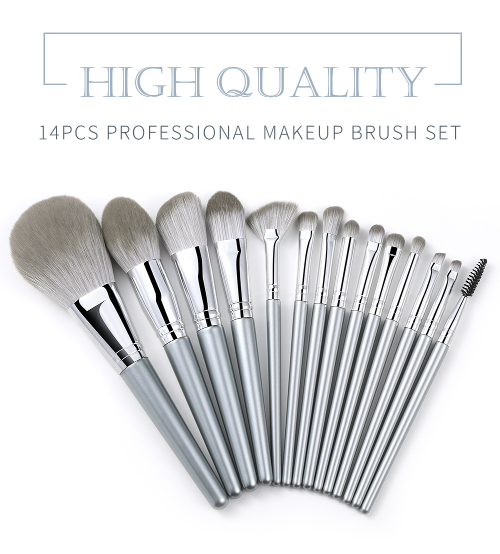 12 PCs Makeup Brush Set Full Set of Beauty Tools Powder Foundation Brush Eye Shadow Brush Wooden Handle Makeup Tools 12 PCs Makeup Brush Set Full Set of Beauty Tools Powder Foundation Brush Eye Shadow Brush Wooden Handle Makeup Tools