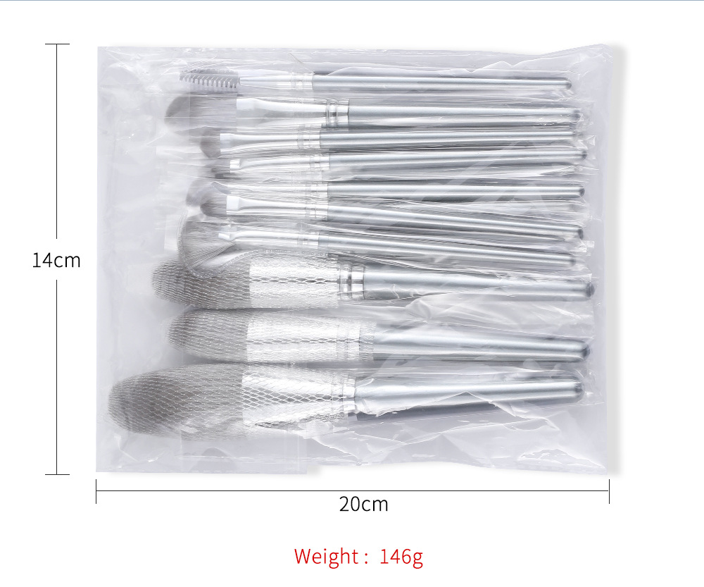 12 PCs Makeup Brush Set Full Set of Beauty Tools Powder Foundation Brush Eye Shadow Brush Wooden Handle Makeup Tools 12 PCs Makeup Brush Set Full Set of Beauty Tools Powder Foundation Brush Eye Shadow Brush Wooden Handle Makeup Tools