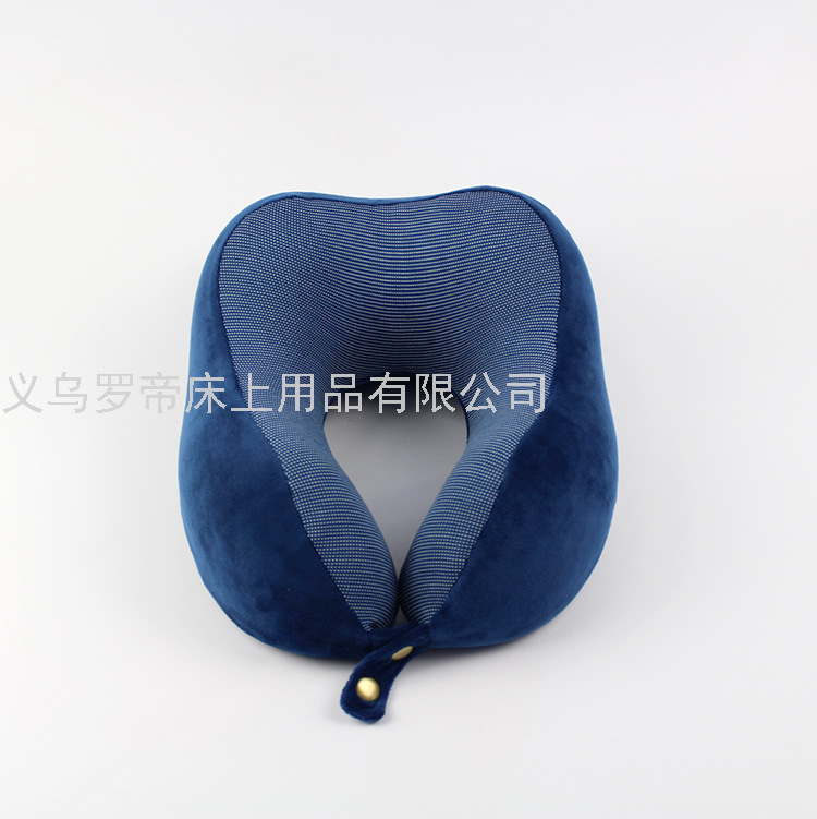 Slow Resilience U-Pillow Memory Foam Pillow Can Store Travel Multifunctional Neck Pillow Logo Customized Factory Supply