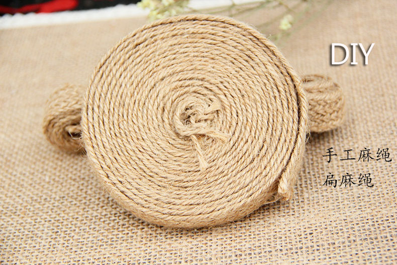 Garment accessories Ribbon hemp knitting belt DIY craft decoration cotton linen rope ribbon ribbon ribbon