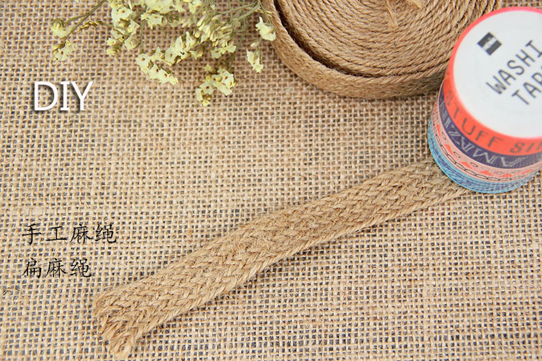 Garment accessories Ribbon hemp knitting belt DIY craft decoration cotton linen rope ribbon ribbon ribbon