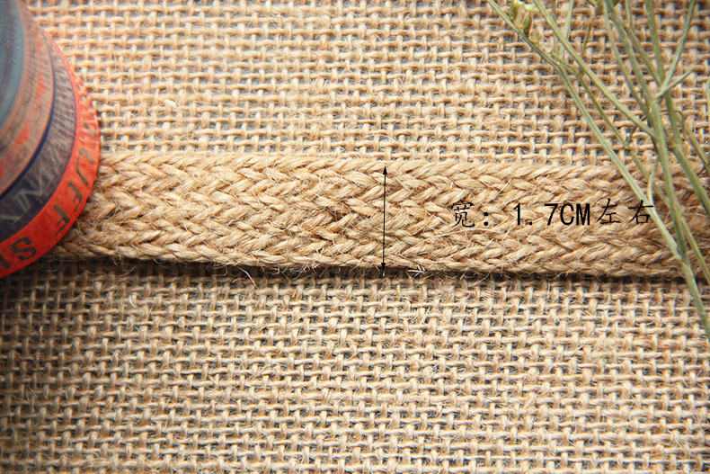 Garment accessories Ribbon hemp knitting belt DIY craft decoration cotton linen rope ribbon ribbon ribbon