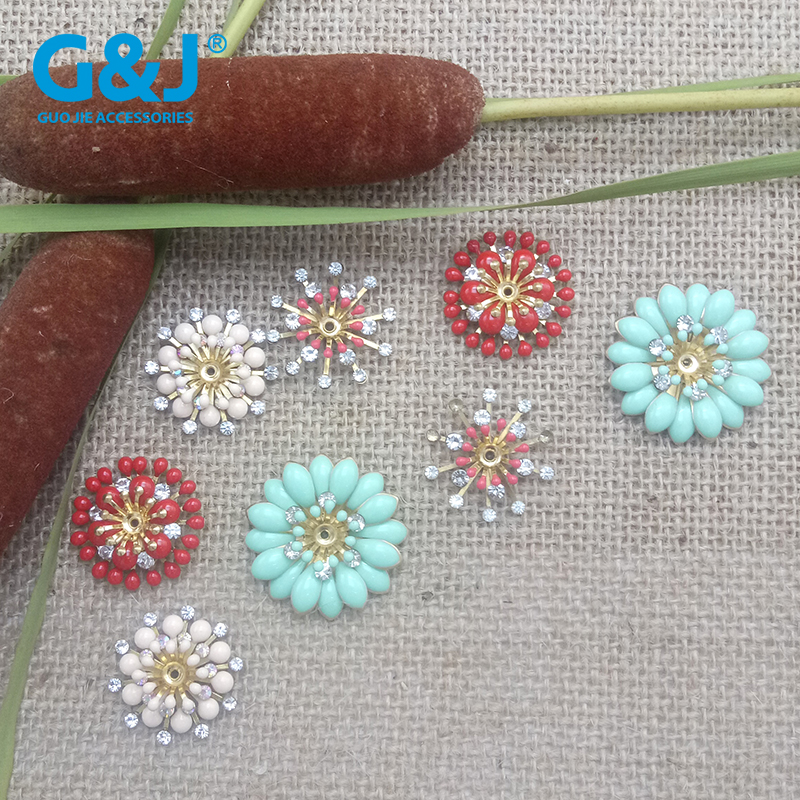 Hand-sewn oil-drop garment accessories vamp decoration oil-drop copper petals