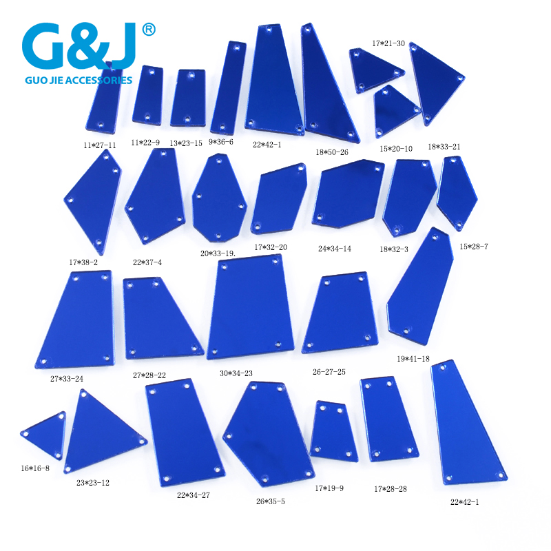 Lens 22*42-27 rectangular cutting lens PMMA acrylic garment decoration Lens 22*42-27 rectangular cutting lens PMMA acrylic garment decoration