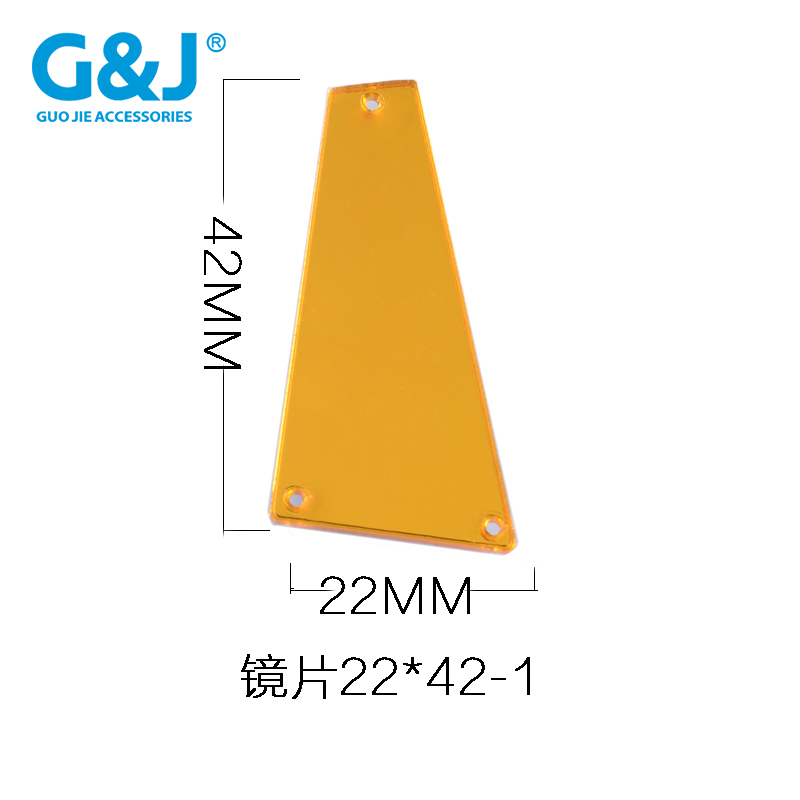 Lens 22*42-27 rectangular cutting lens PMMA acrylic garment decoration Lens 22*42-27 rectangular cutting lens PMMA acrylic garment decoration