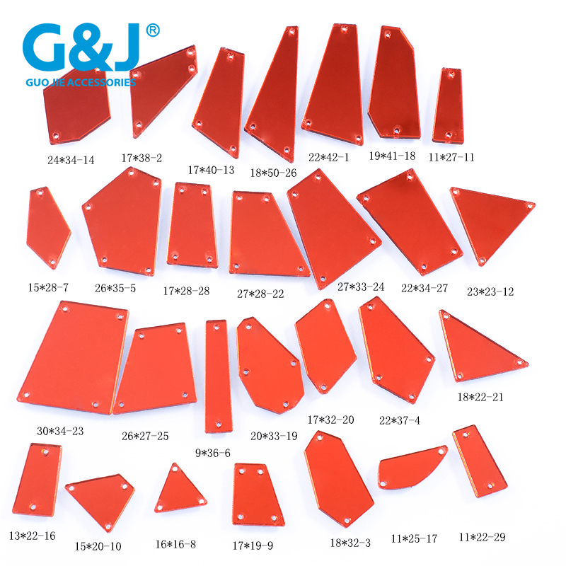 Lens 22*42-27 rectangular cutting lens PMMA acrylic garment decoration Lens 22*42-27 rectangular cutting lens PMMA acrylic garment decoration