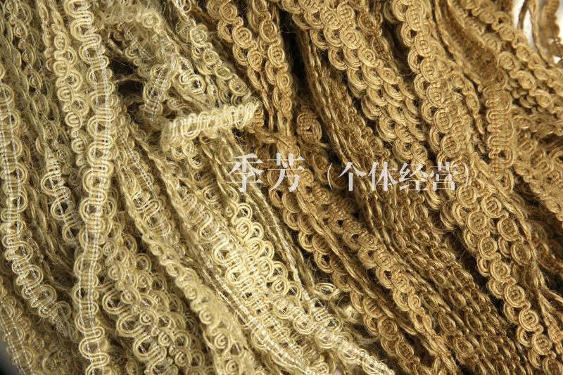 Factory direct lacy shoes braided flat hemp line decoration garment shoes cap lace Factory direct lacy shoes braided flat hemp line decoration garment shoes cap lace