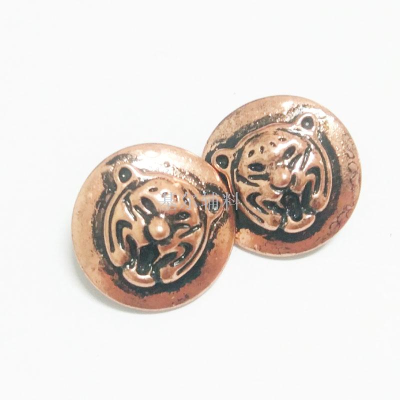 Lion head alloy button/garment accessories