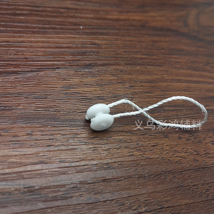 Manufacturers direct short glasses jewelry white black hanging grain round button garment hanging rope 10 cm
