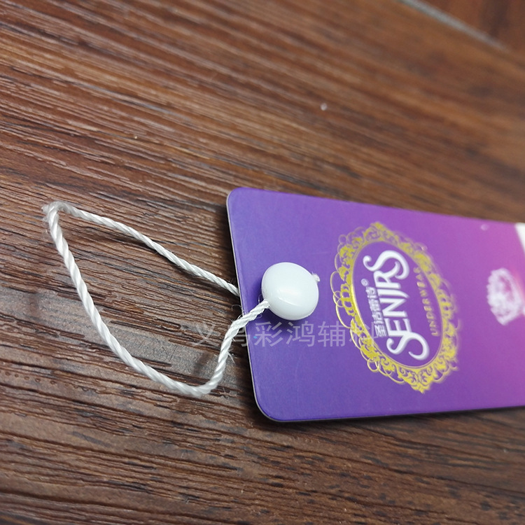 Manufacturers direct short glasses jewelry white black hanging grain round button garment hanging rope 10 cm