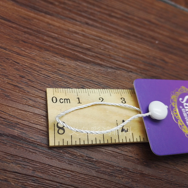 Manufacturers direct short glasses jewelry white black hanging grain round button garment hanging rope 10 cm