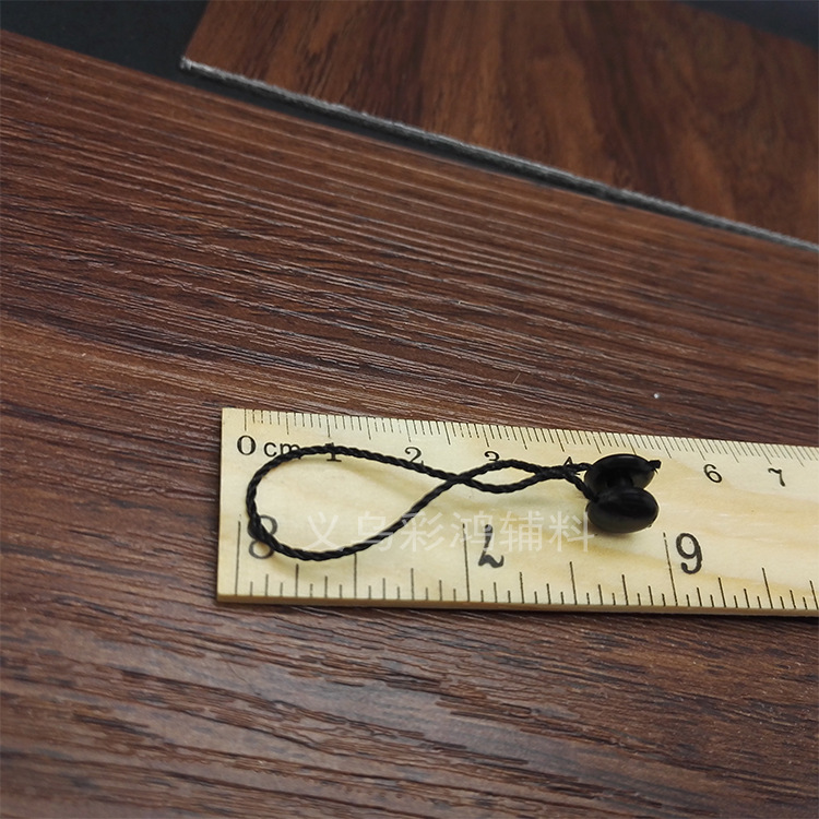 Manufacturers direct short glasses jewelry white black hanging grain round button garment hanging rope 10 cm