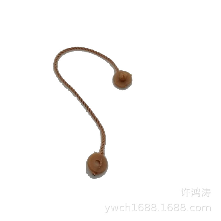 Manufacturers direct short glasses jewelry white black hanging grain round button garment hanging rope 10 cm