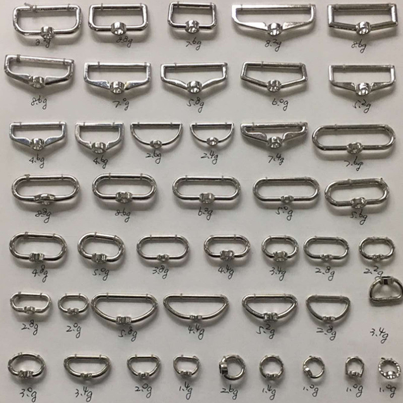 Shang men hardware supply alloy hook tail Button garment accessories manufacturers