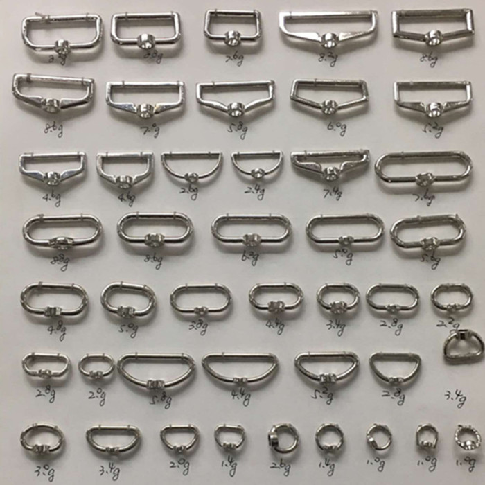 Shang men hardware supply alloy hook tail Button garment accessories manufacturers