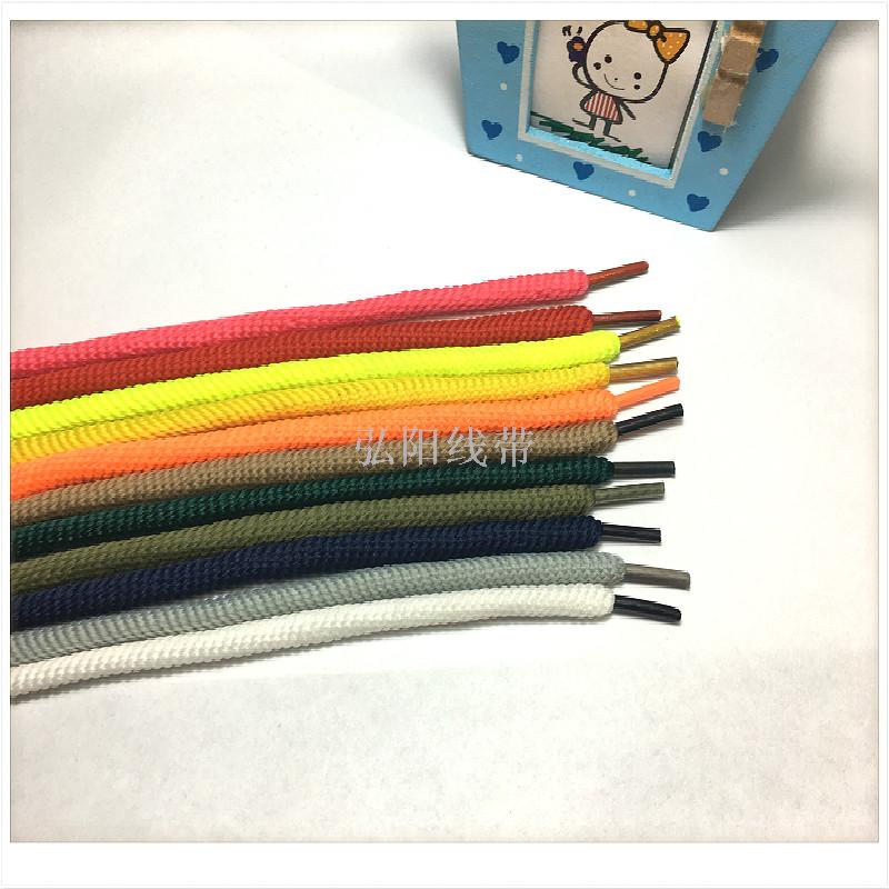 5mm Coarse long 1.3m garment threaded belt brass buckle plastic button warhead sports trousers rope 5mm Coarse long 1.3m garment threaded belt brass buckle plastic button warhead sports trousers rope