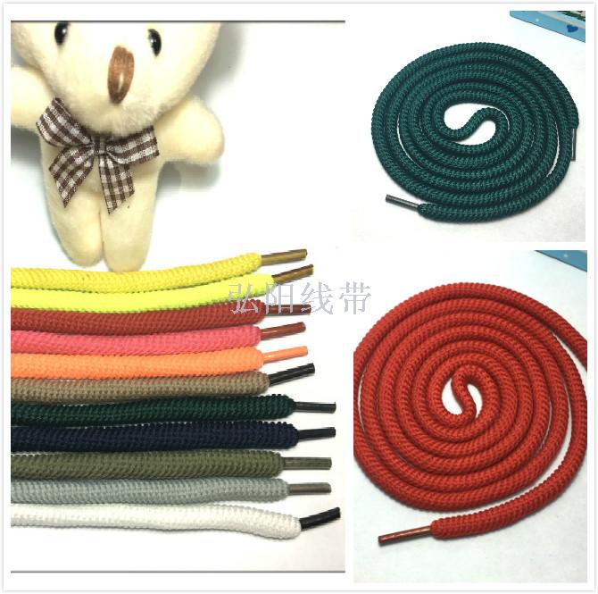 5mm Coarse long 1.3m garment threaded belt brass buckle plastic button warhead sports trousers rope 5mm Coarse long 1.3m garment threaded belt brass buckle plastic button warhead sports trousers rope