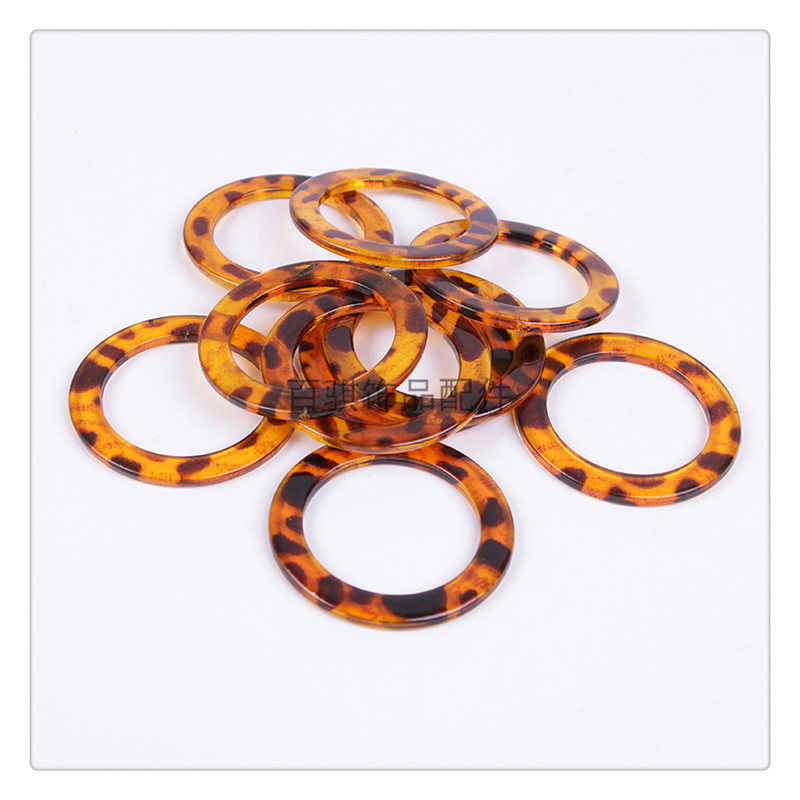 Resin ring button new fashion swimwear garment links button ring button checking accessories to decorate buttons