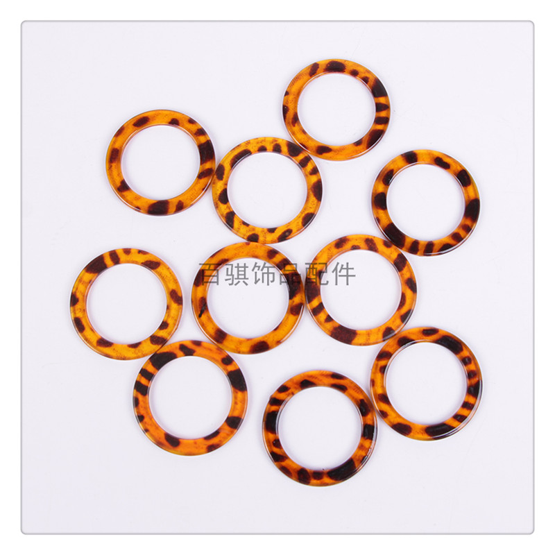 Resin ring button new fashion swimwear garment links button ring button checking accessories to decorate buttons